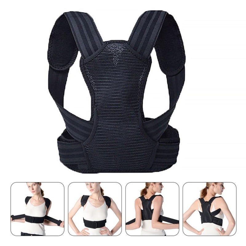 Breathable Adjustable Back Brace For Hunchback Relief Posture Corrector Small - Image 5