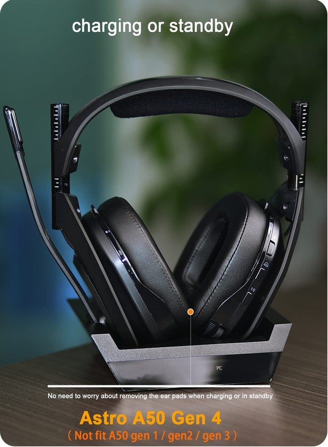 defean وسادات أذن A50 الجيل الرابع وميكروفون فوم - وسائد بديلة من ديفين متوافقة مع سماعات أسترو A50 الجيل الرابع والجيل الخامس وأسترو A50X، فوم عازل للضوضاء عالي الكثافة (جلد صناعي) - Image 5