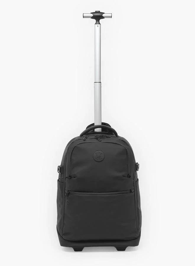 Duchini BLACK Adjustable Straps School Trolley Backpack - 35x55x28 CM for Men | Best Price UAE