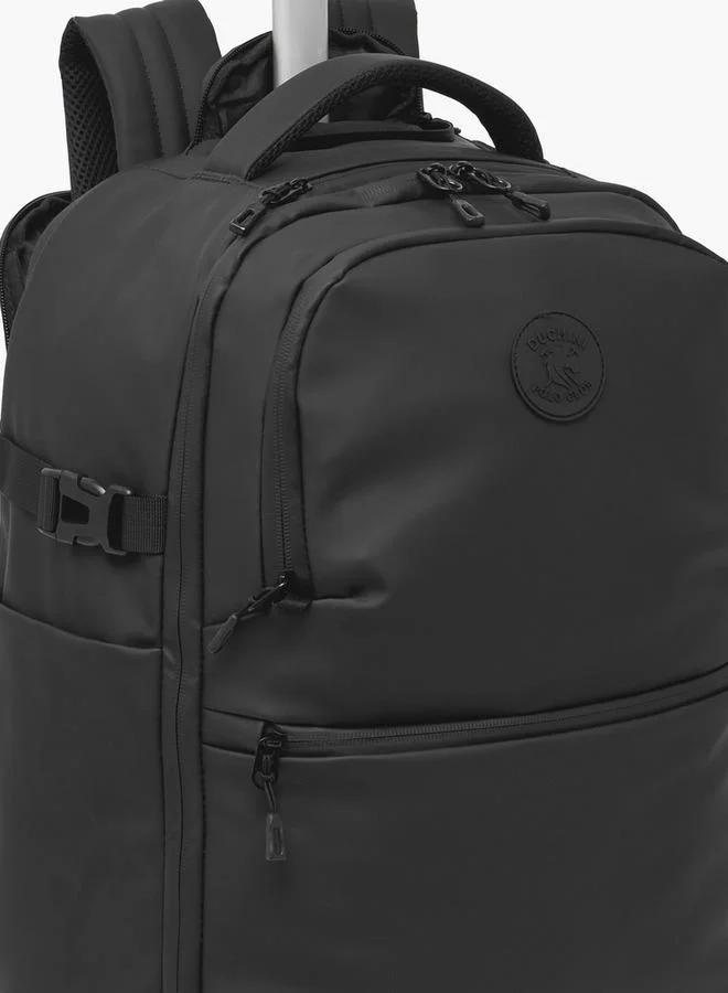 Duchini BLACK Adjustable Straps School Trolley Backpack - 35x55x28 CM for Men | Best Price UAE