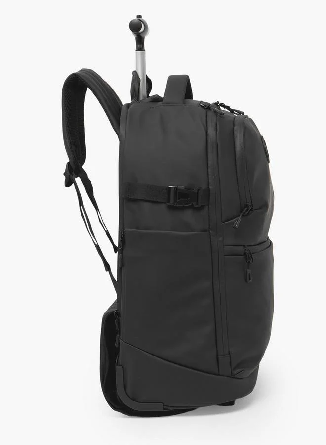 Duchini BLACK Adjustable Straps School Trolley Backpack - 35x55x28 CM for Men | Best Price UAE