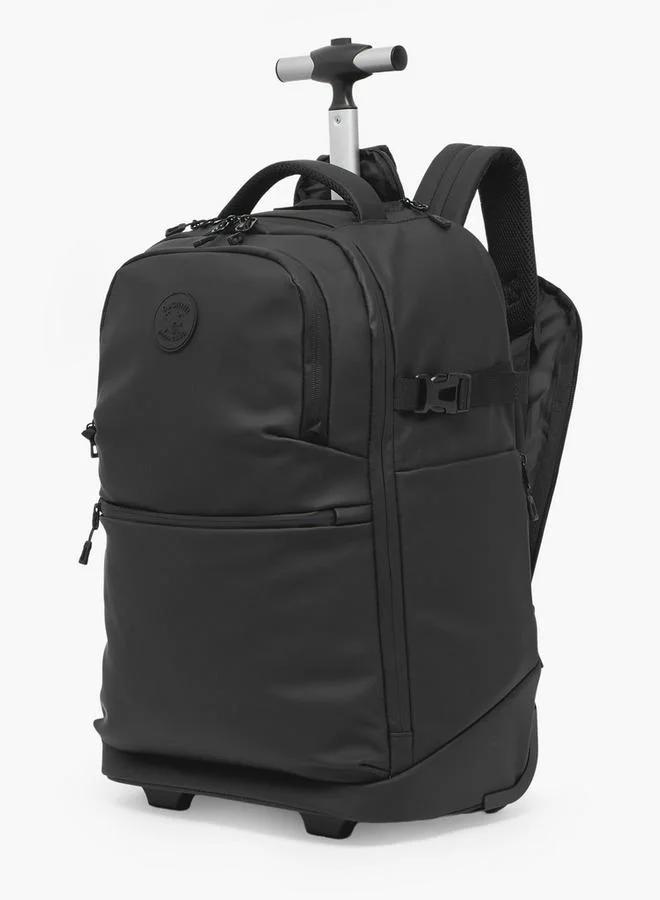 دوتشيني Adjustable Straps School Trolley Backpack - 35x55x28 CM
