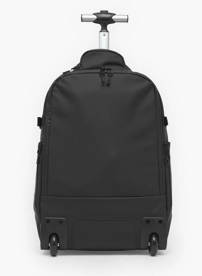 Duchini BLACK Adjustable Straps School Trolley Backpack - 35x55x28 CM for Men | Best Price UAE