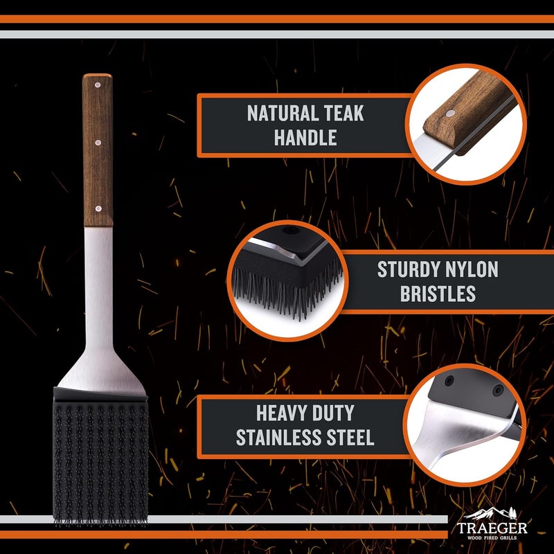 TRAEGER pellet grills bac537 bbq cleaning brush accessory - Image 4