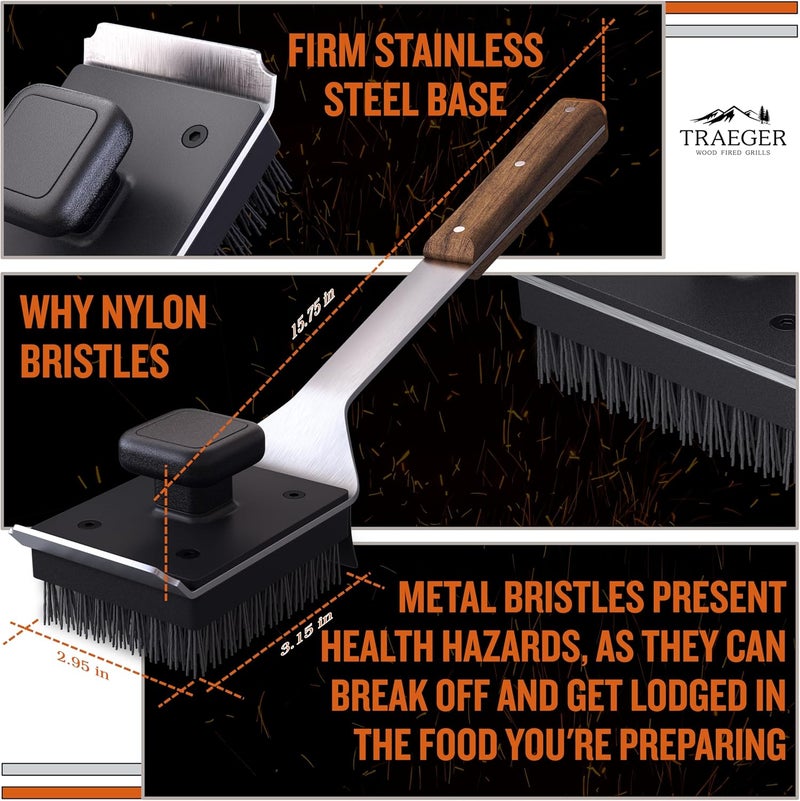 TRAEGER pellet grills bac537 bbq cleaning brush accessory - Image 2