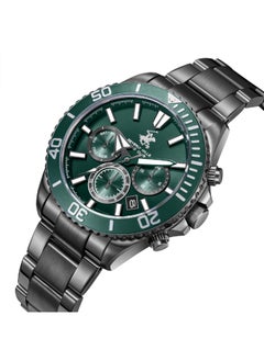 BEVERLY HILLS POLO CLUB BEVERLY HILLS POLO CLUB BP3721X.070 Men Multi Function Display Watch & Metal Strap Black  - Image 2