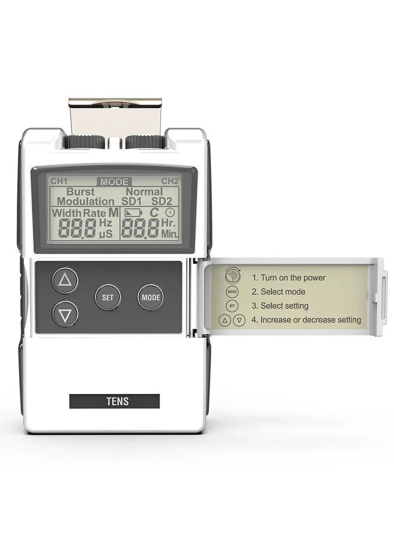 tens Home Use Body Plus Massager 15 Modes Pain Relief Electric Physical Therapy Device - Image 3