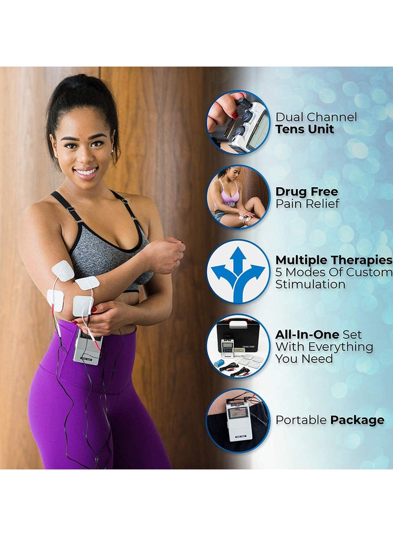 tens Home Use Body Plus Massager 15 Modes Pain Relief Electric Physical Therapy Device - Image 4