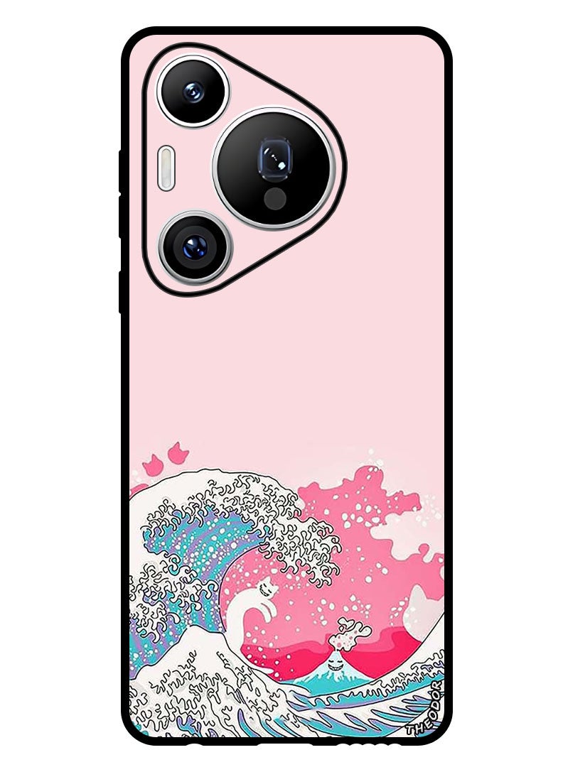 Theodor Protective Case Anti Scratch Shock Proof Bumper Cover For Huawei Pura 70 Pro Plus Waves - Image 1