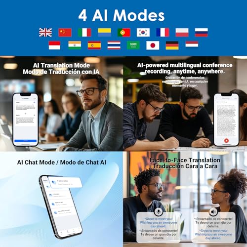 GetD AI Glasses for Men & Women, Smart Glasses Powered by ChatGPT, AI Real-time Translation with 147 Languages, Nylon Polarized Sunglasses, Bluetooth Sunglasses with Built-in Mic & Speakers - Image 4