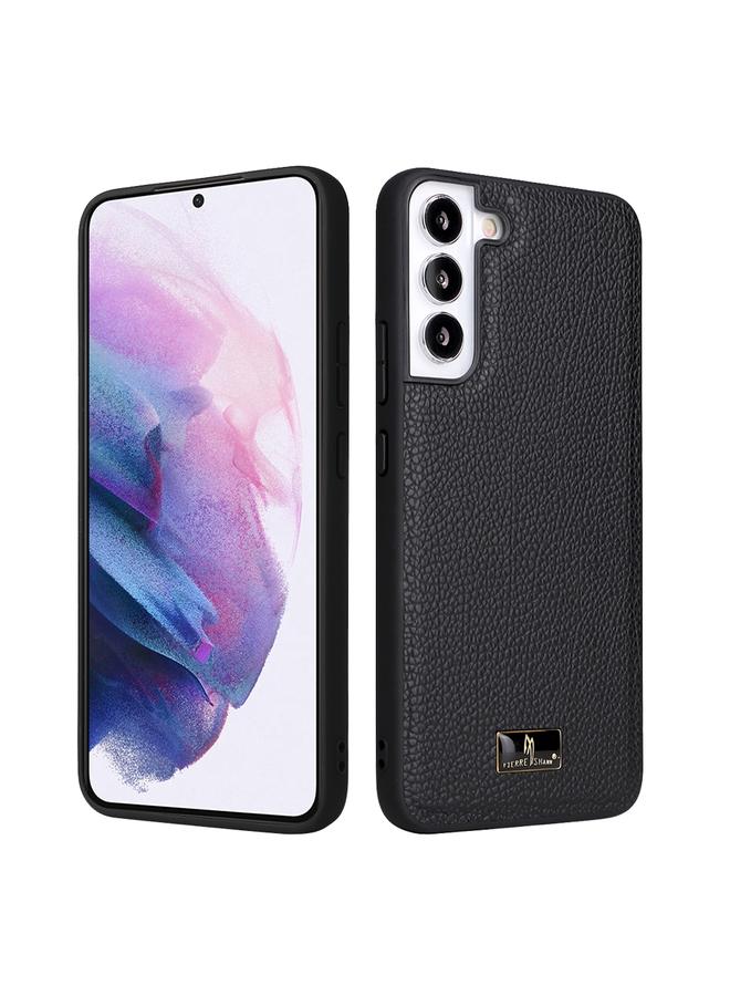 Case For Samsung Galaxy S22 5G Fierre Shann Leather Texture Phone Back Cover Case