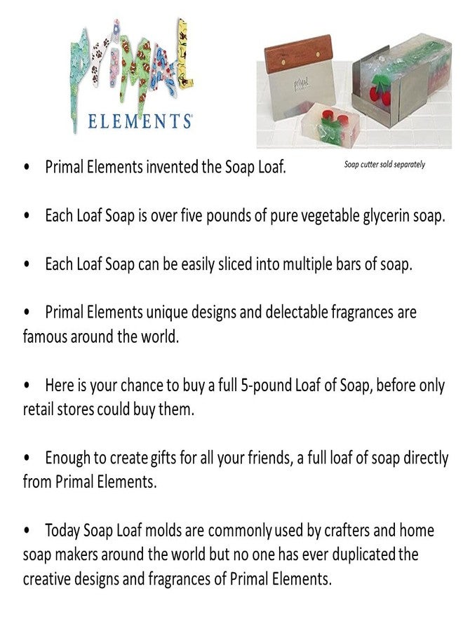 Primal Elements Lavender Essential Oil Soap Loaf, 5 Pound - Image 2