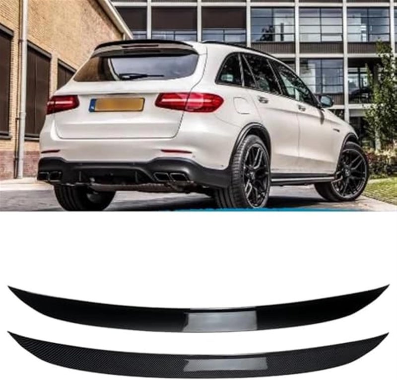 QASULER Gloss Black Rear Bumper Spoiler - Image 3