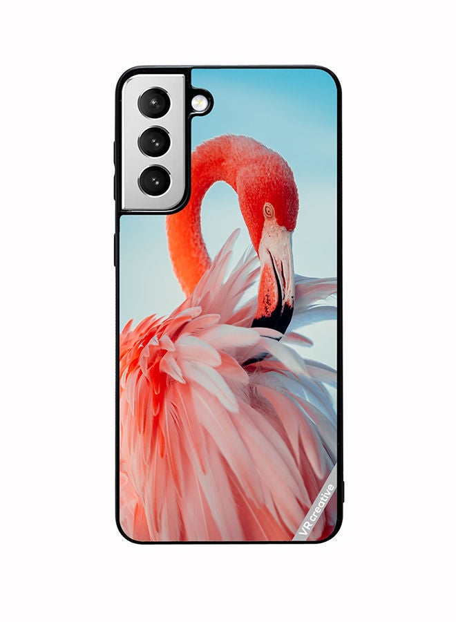VR CREATIVE Protective Case Cover For Samsung Galaxy S22 5G Flamingo Design Multicolour - Image 1