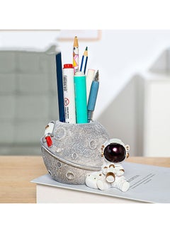 KASTWAVE Astronaut Pen Holder, for Kids Astronaut Pen Organizer Fairy Figure Pen Holder, for Desk Decoration, Back to School Gift, for Kids (Purple)  - Image 2