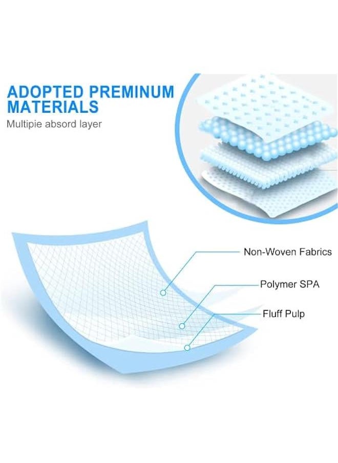 Baby Disposable Changing Pad, Soft Waterproof Mat, Portable Diaper Changing Table & Mat, Leak-Proof Breathable Underpads Mattress Play Pad Sheet Protector (33 * 45cm-100pcs)