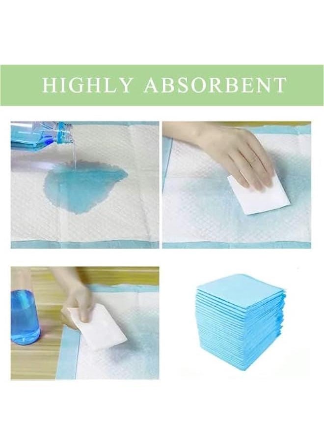 Baby Disposable Changing Pad, Soft Waterproof Mat, Portable Diaper Changing Table & Mat, Leak-Proof Breathable Underpads Mattress Play Pad Sheet Protector (33 * 45cm-100pcs)