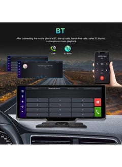 XiuWoo Wireless Apple Carplay Car Stereo,Portable 10.26 Inch Touch Screen Android Auto,4K Dash Cam,1080p Backup Camera DVR,Drive Mate Carplay Navigation with Mirror Link/Siri/FM/Bluetooth  - Image 5