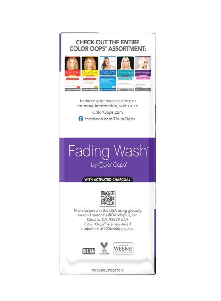 Color Oops Fading Wash Kit With Activated Charcoal - Image 3