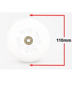 SPORT MultiColour LED Lights Wheels with bearing 110mm,90A for Inline Skates Shoes  - Image 2