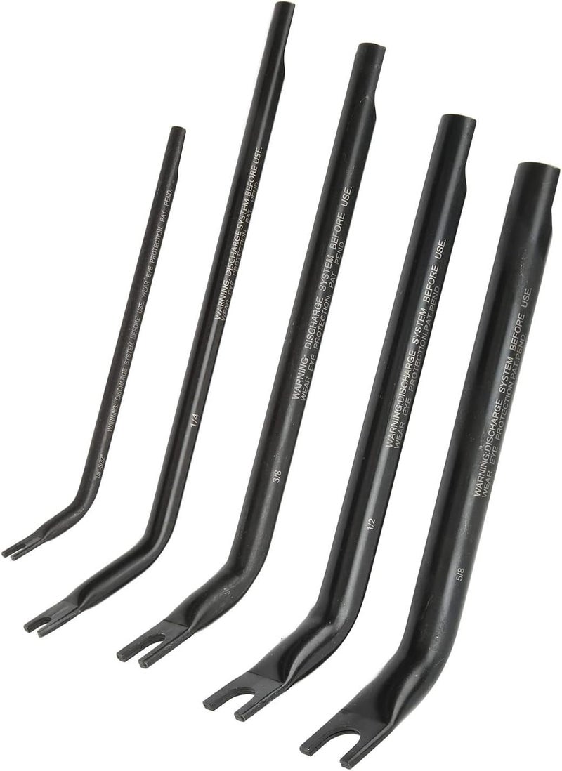 5Pcs Air Line Disconnect Tool Set, Heavy Duty Double Ended Automotive Hand Tool for Big Rig Truck Brake and Air Suspension Systems, 1/8in to 5/8in Sizes - Image 4