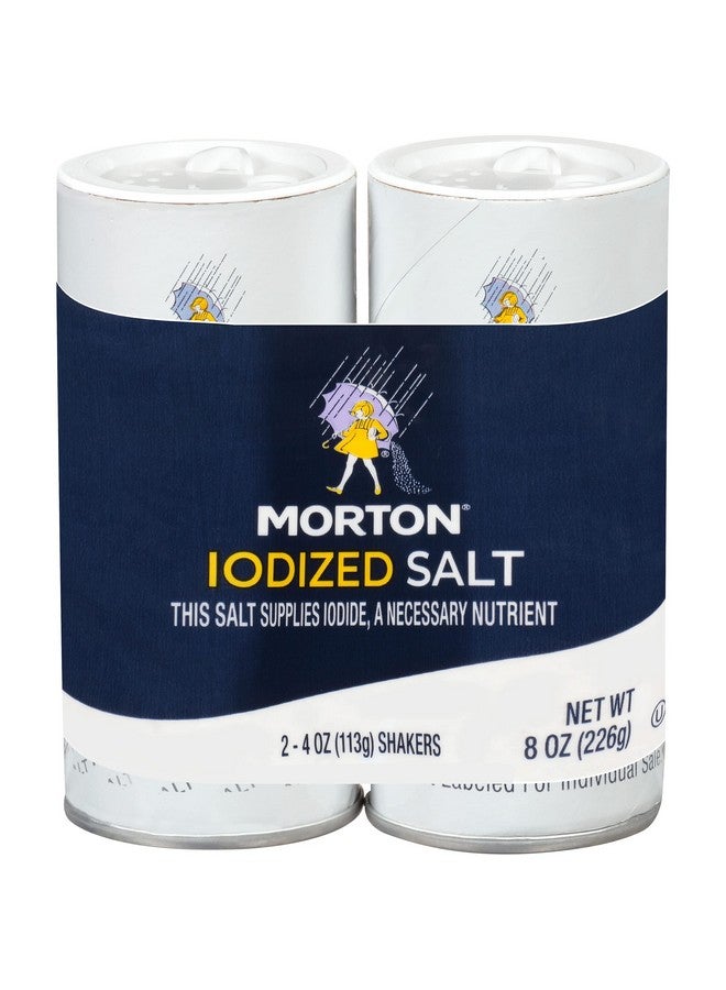 Morton Iodized Salt Shakers - 2 CT