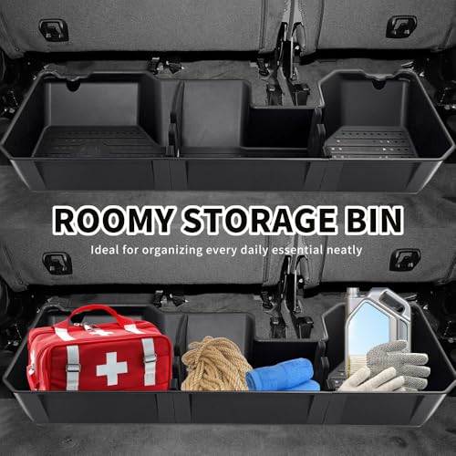 MAXDOM LLC MAXDOM Under Seat Storage Fits for RAM 1500 Crew Cab 4-Door Full Size Pickup (2019-2025, RAM 1500) - Image 4