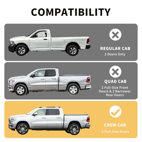 MAXDOM LLC MAXDOM Under Seat Storage Fits for RAM 1500 Crew Cab 4-Door Full Size Pickup (2019-2025, RAM 1500) - Image 2