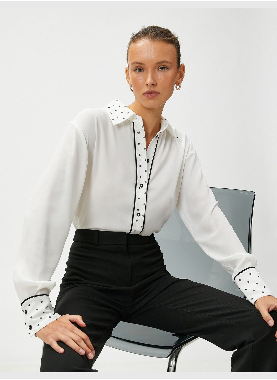 ONLY Bow Detail Long Sleeve Shirt for Women | Best Price UAE ONLY Bow Detail Long Sleeve Shirt for Women | Best Price UAE