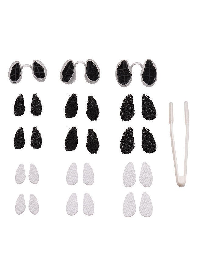 Invisible Nasal Filter Ultra-Breathable Nasal Filters Nasal Filters Nose Plugs for Smells with Mini-HEPA Filters Air Filtration from Pollen Dust Smoke Small + Medium + Large Narrow Shape