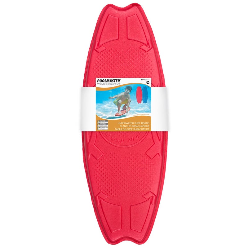 Poolmaster Swimming Pool Underwater â€œSurfâ€ Board and Kickboard Pool Toy, Red - Image 3