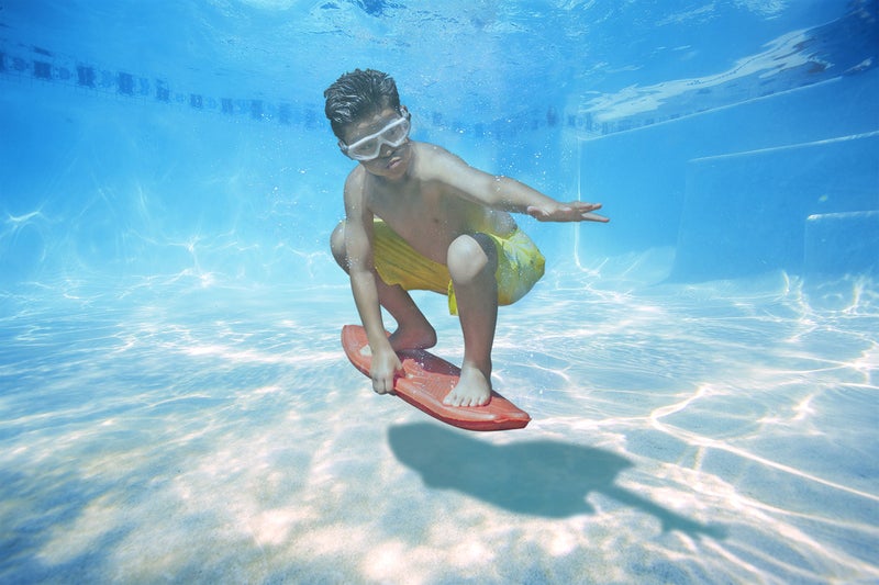 Poolmaster Swimming Pool Underwater â€œSurfâ€ Board and Kickboard Pool Toy, Red - Image 2