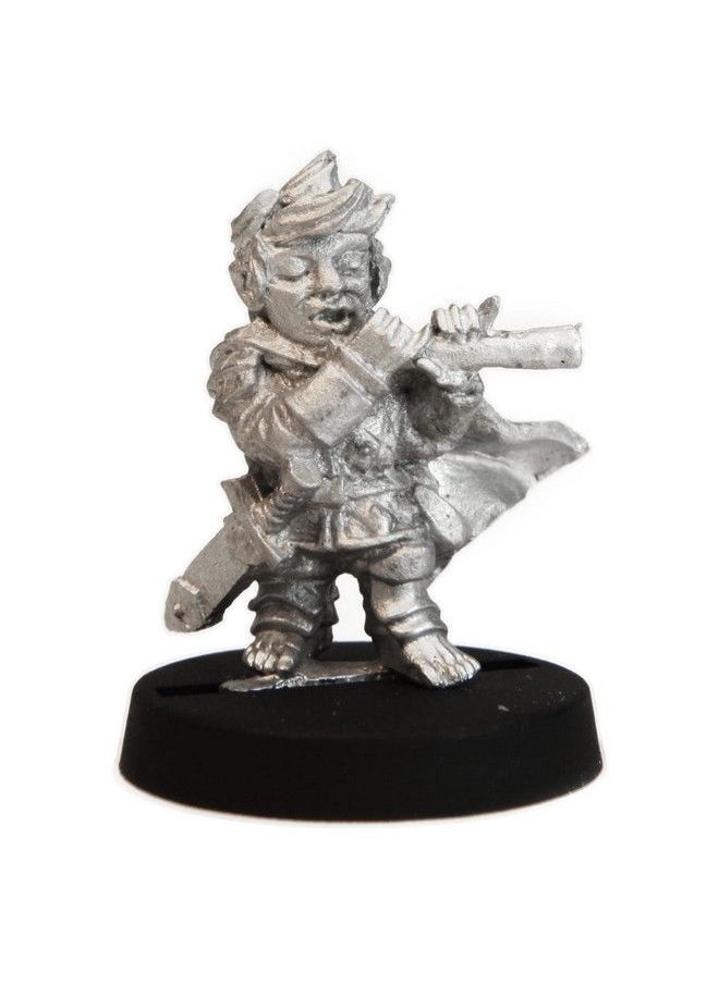 Stonehaven Miniatures - Stonehaven Halfling Fife Player Miniature Figure (For 28Mm Scale Table Top War Games) Made In Usa - Image 1