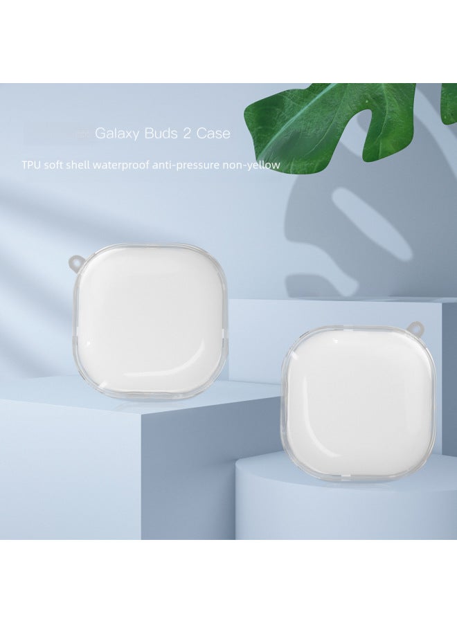 High Transparent Protective Case For Samsung Galaxy Buds3 Pro/Buds3/Buds2/Live Earphone Shell Soft TPU Universal Customizable-Color:Powder Through [4 Models Universal]]-Model:Samsung Buds Live/pro  - Image 3