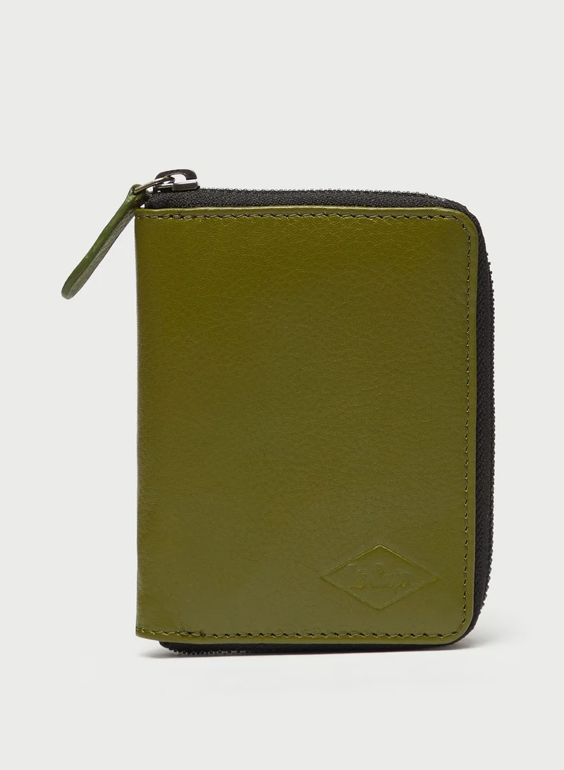 Lee Cooper Logo Zip Wallet