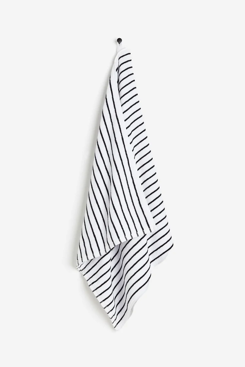 H&M Striped bath towel