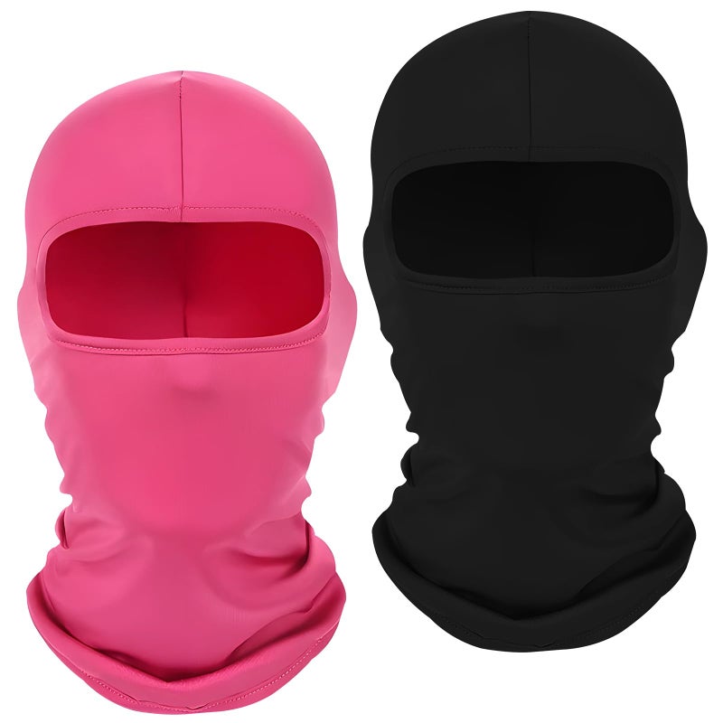 xipixiao 2Pcs Multifunctional Full Face Cover Ski Mask Balaclava Shiesty Unisex Summer Cooling Hood Cap Neck Gaiter Windproof UV Protector Lightweight for Outdoor Sports Motorcycle Snowboard - Image 1
