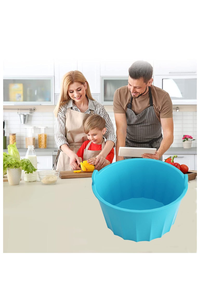 SYOSI Slow Cooker Liner Silicone,Slow Cooker Liners fit Crock-Pot 6-8 Quart Oval Slow Cooker，Reusable & Leakproof Dishwasher Safe Cooking Liner for 6-8QT Crock Pot - Image 3