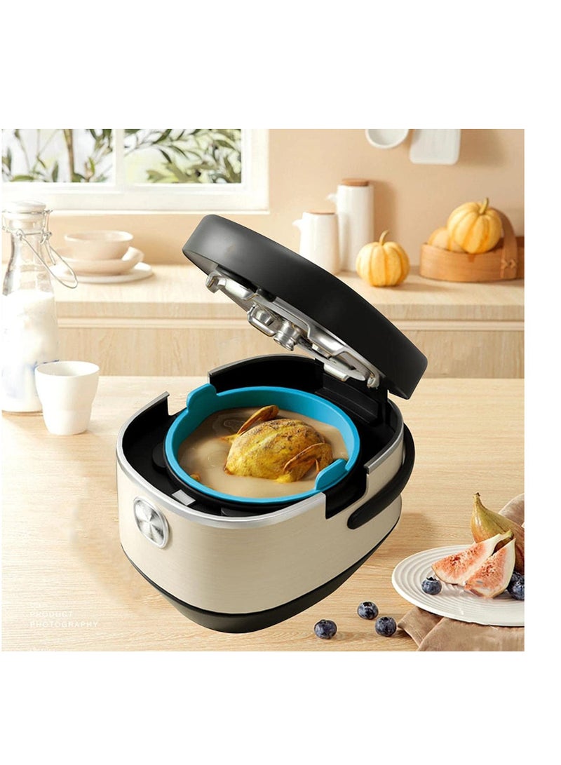 SYOSI Slow Cooker Liner Silicone,Slow Cooker Liners fit Crock-Pot 6-8 Quart Oval Slow Cooker，Reusable & Leakproof Dishwasher Safe Cooking Liner for 6-8QT Crock Pot - Image 5