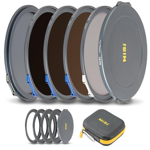 NiSi JetMag Pro 82MAG Landscape ND Magnetic Filter Kit with 4X Adapter Rings - Image 1