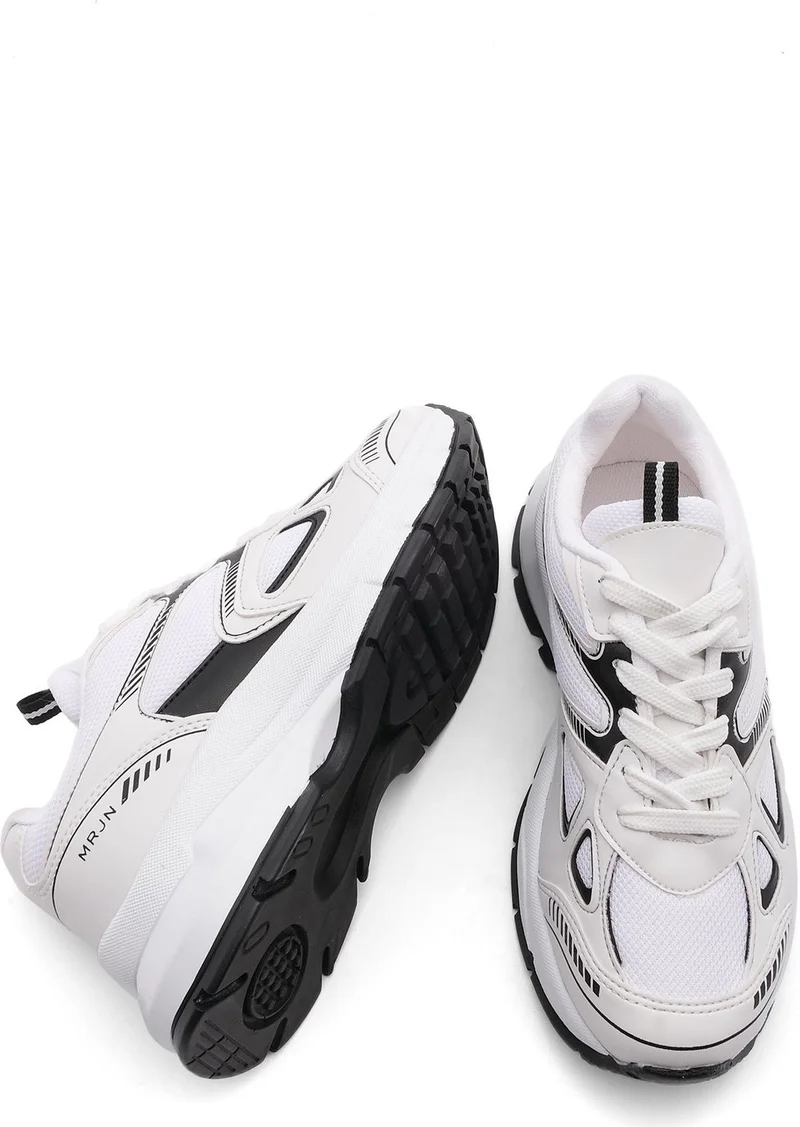 MARJIN Margin Women's Sneaker High Sole Lace-Up Sports Shoes Nevila