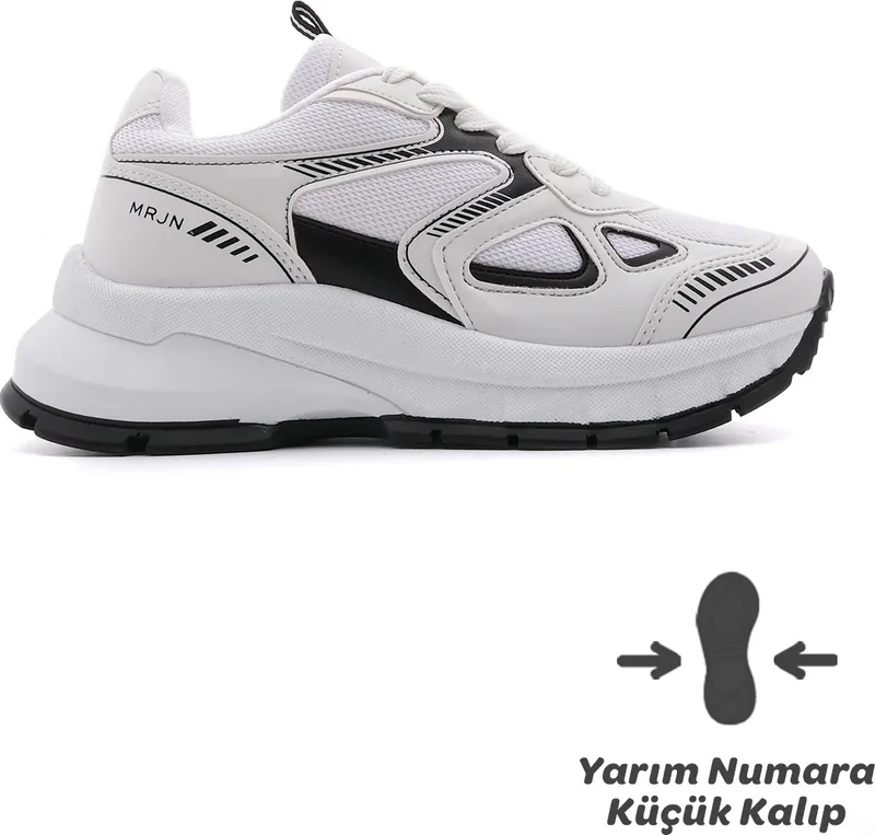 MARJIN Margin Women's Sneaker High Sole Lace-Up Sports Shoes Nevila