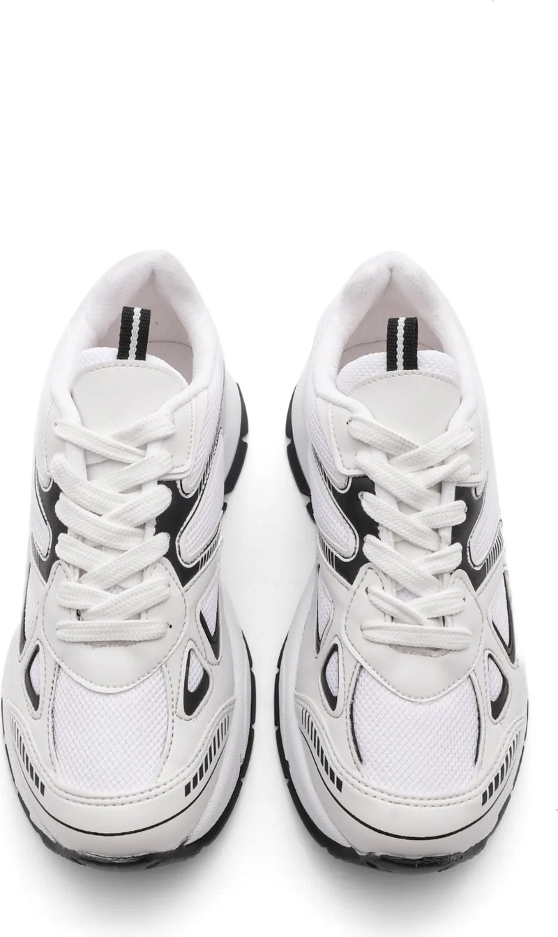 MARJIN Margin Women's Sneaker High Sole Lace-Up Sports Shoes Nevila