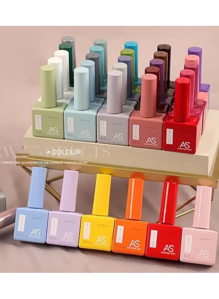 AS Pastel 60+3 Color Collection Nail Gel Polish Set OEM Custom Unique Bottle Gel Nail Polish - Image 5