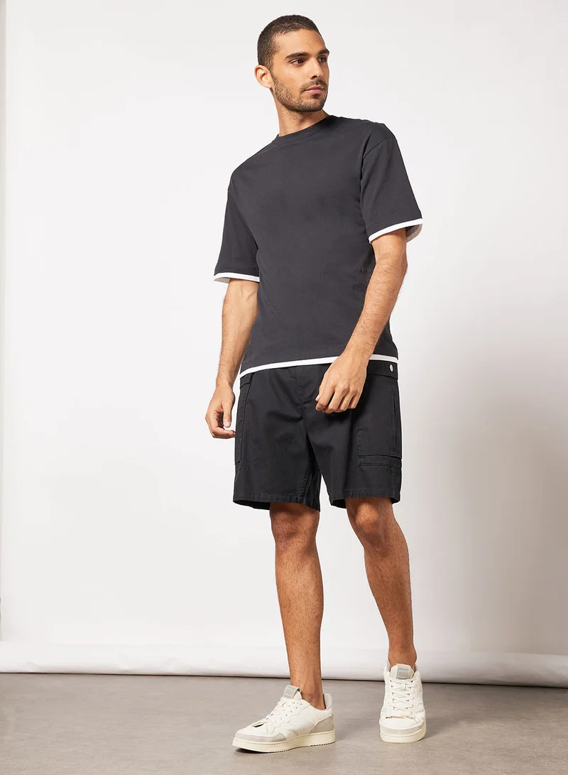 JACK & JONES Layered Hem T-Shirt
