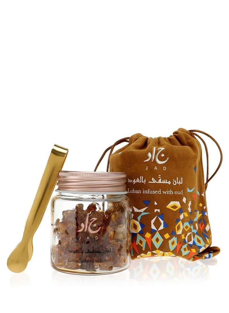 جاد مجموعة بخور مسقي اللبان من جاد- بالعنبر- باللافندر-بالعود-بالورد-بالفانيليا 400جم - Image 4
