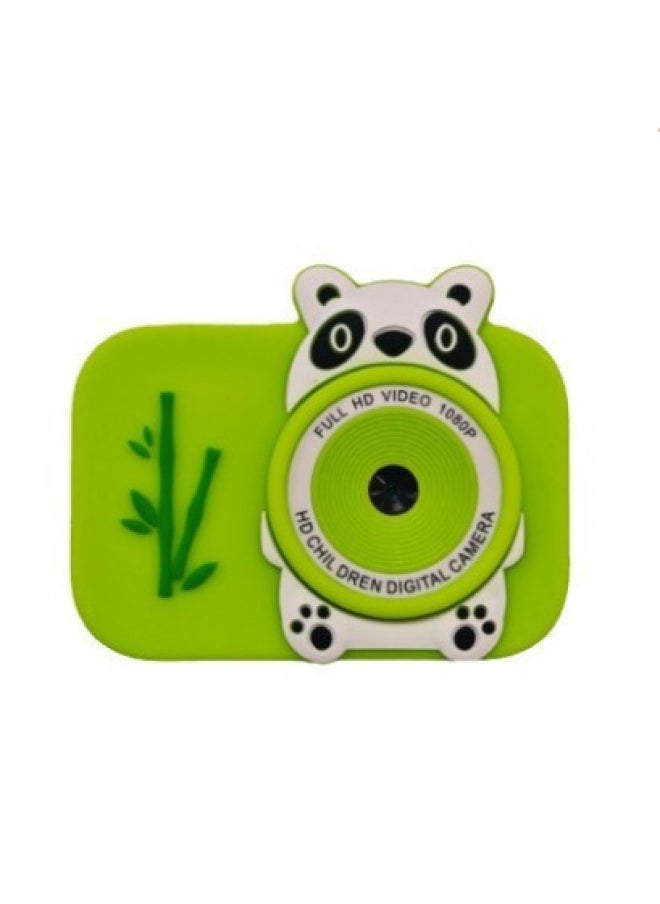 Y8 Cartoon Camera HD Children Digital Camera Cross Border Portable DSLR Camera Toy Kids Birthday Gift-Color:Little Bear List Photo Blue  - Image 2