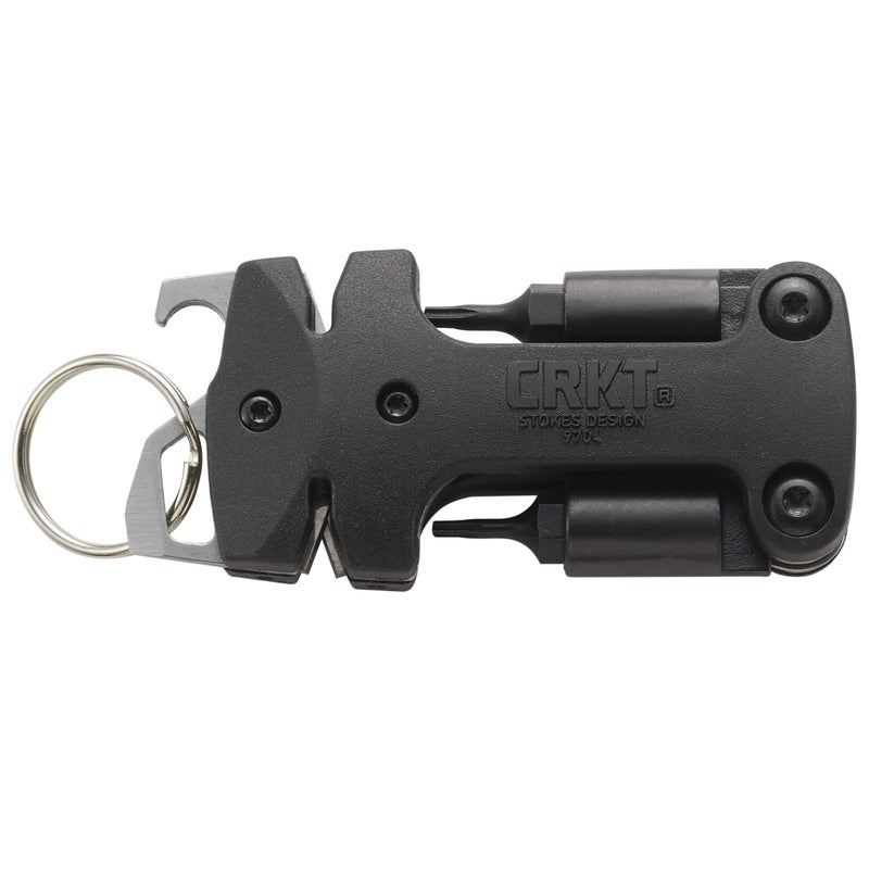 CRKT Knife Maintenance Tool Accessory: Torx T6 and T8, Field Sharpener, Bottle Opener, Flat Screwdriver, Glass-Reinforced Nylon Handle, 9704 - Image 2