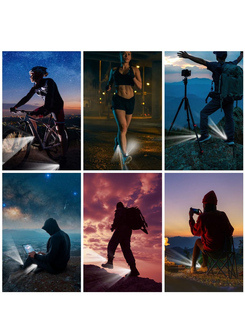 Excefore Running Lights, 2 Pcs Safety Lights for Walking at Night, Runners Shoe Lights Waterproof, Shoe light, Shoe headlights Used for Dog Walking, Walking Tours Camping, Suitable for Adults Kids - Image 4