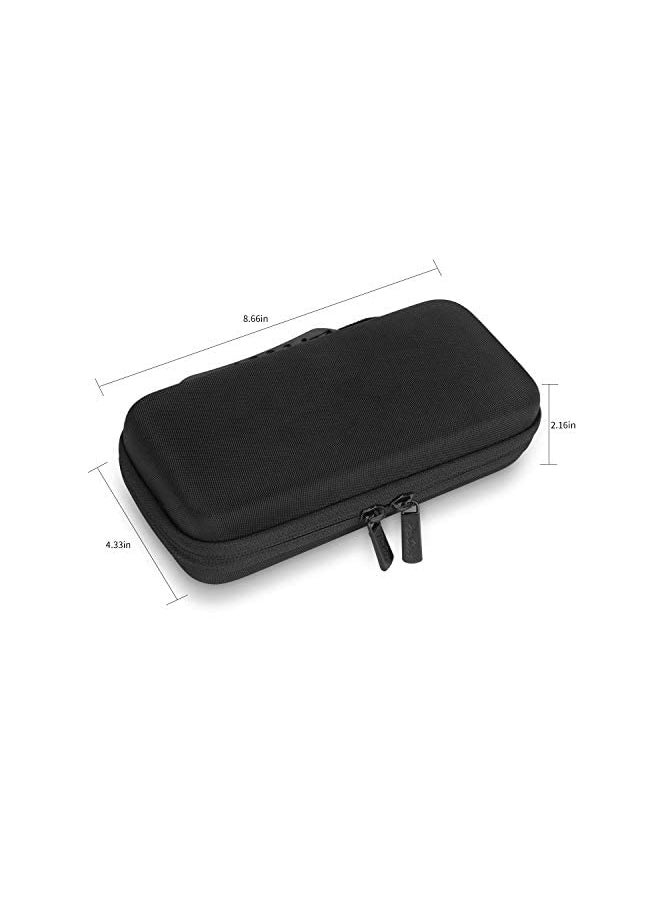 Procases - ProCase Hard EVA Case for Texas Instruments Ti-84 Plus CE, Durable Travel Storage Carrying Box Protective Bag for Ti-84 Ti-83 Ti-85 Ti-89 Ti-82 Plus/C CE Graphing Calculator and More -Black - Image 1